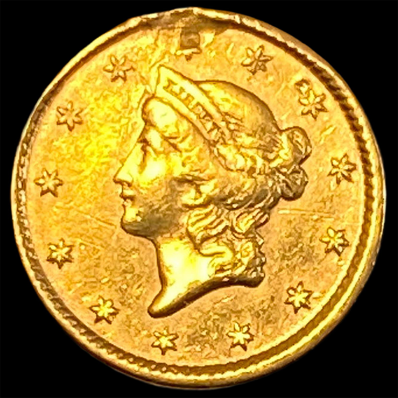 1850 Gold $1 Type 1 Liberty Head HIGH GRADE (1 of 2)