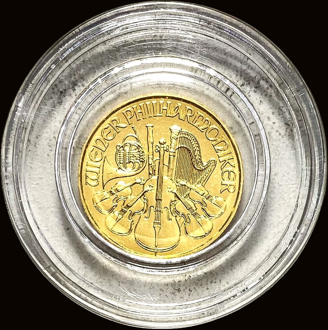 2020 1/10oz Gold Austrian Philharmonic 10 Euro SUPERB GEM BU: 2020 1/10oz Gold Austrian Philharmonic 10 Euro SUPERB GEM BU