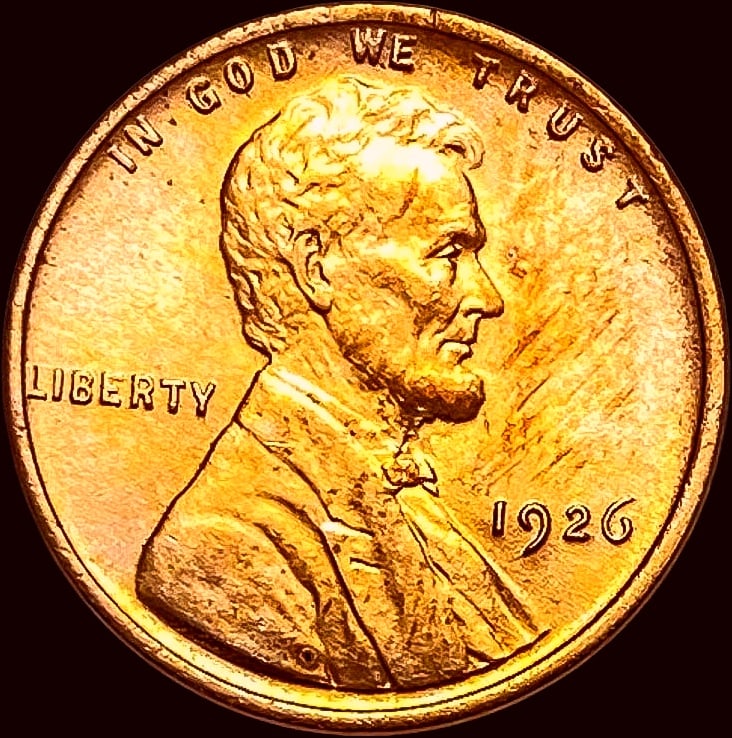1926 Red Lincoln Wheat Cent UNCIRCULATED (1 of 2)