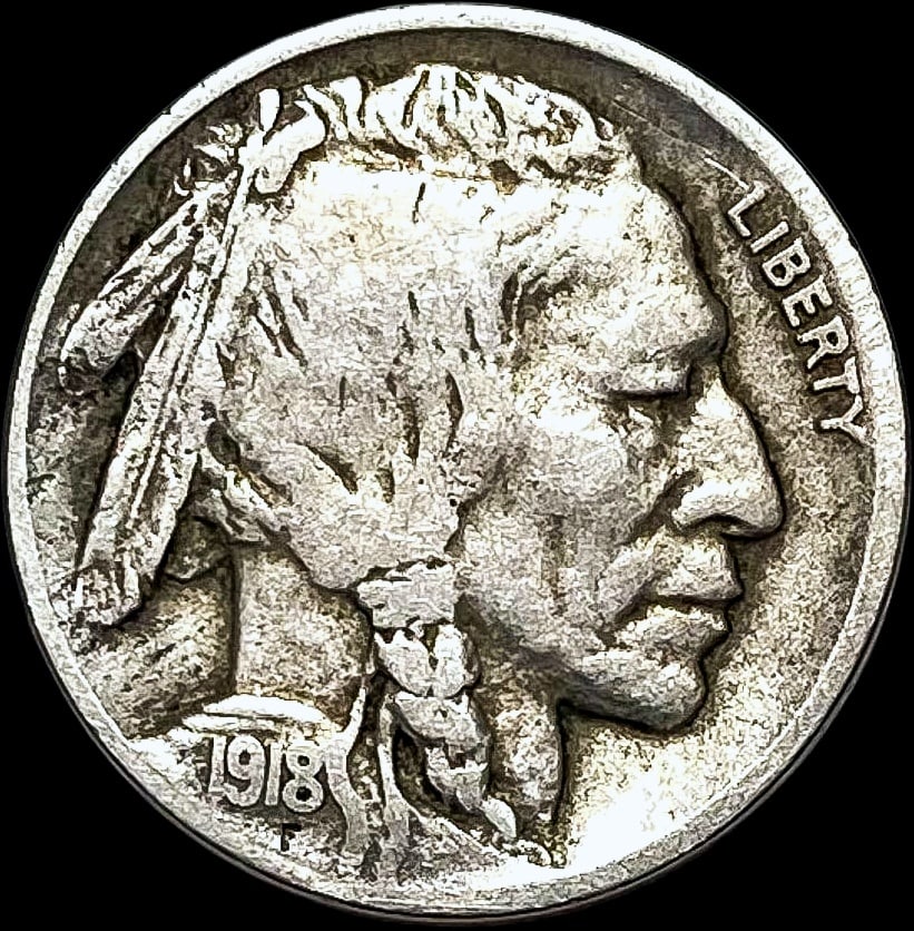 1918-D Buffalo Nickel LIGHTLY CIRCULATED (1 of 2)