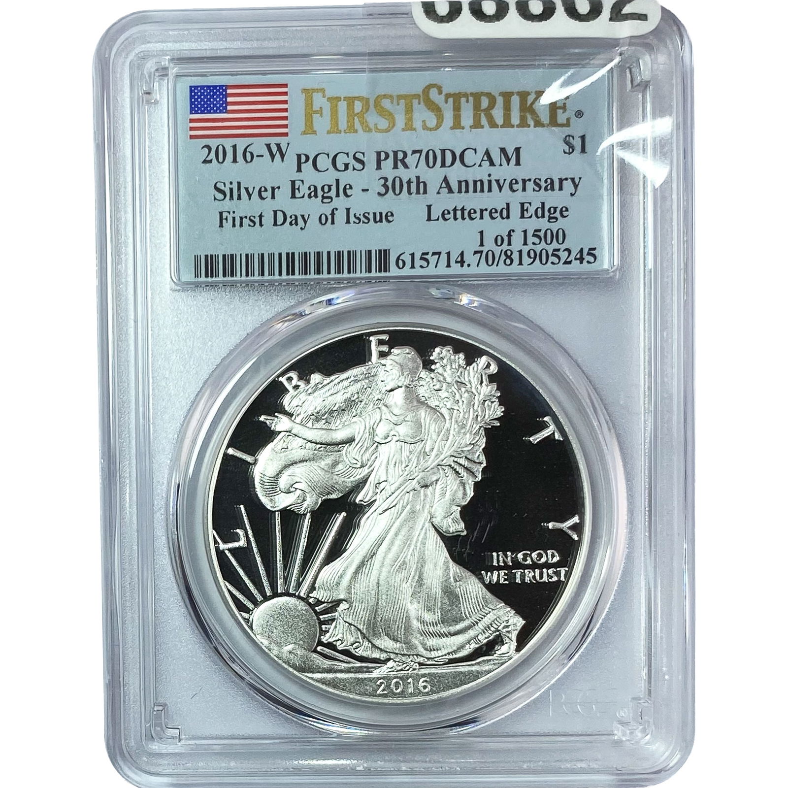 2016-W Silver Eagle PCGS PR70 DCAM (1 of 2)