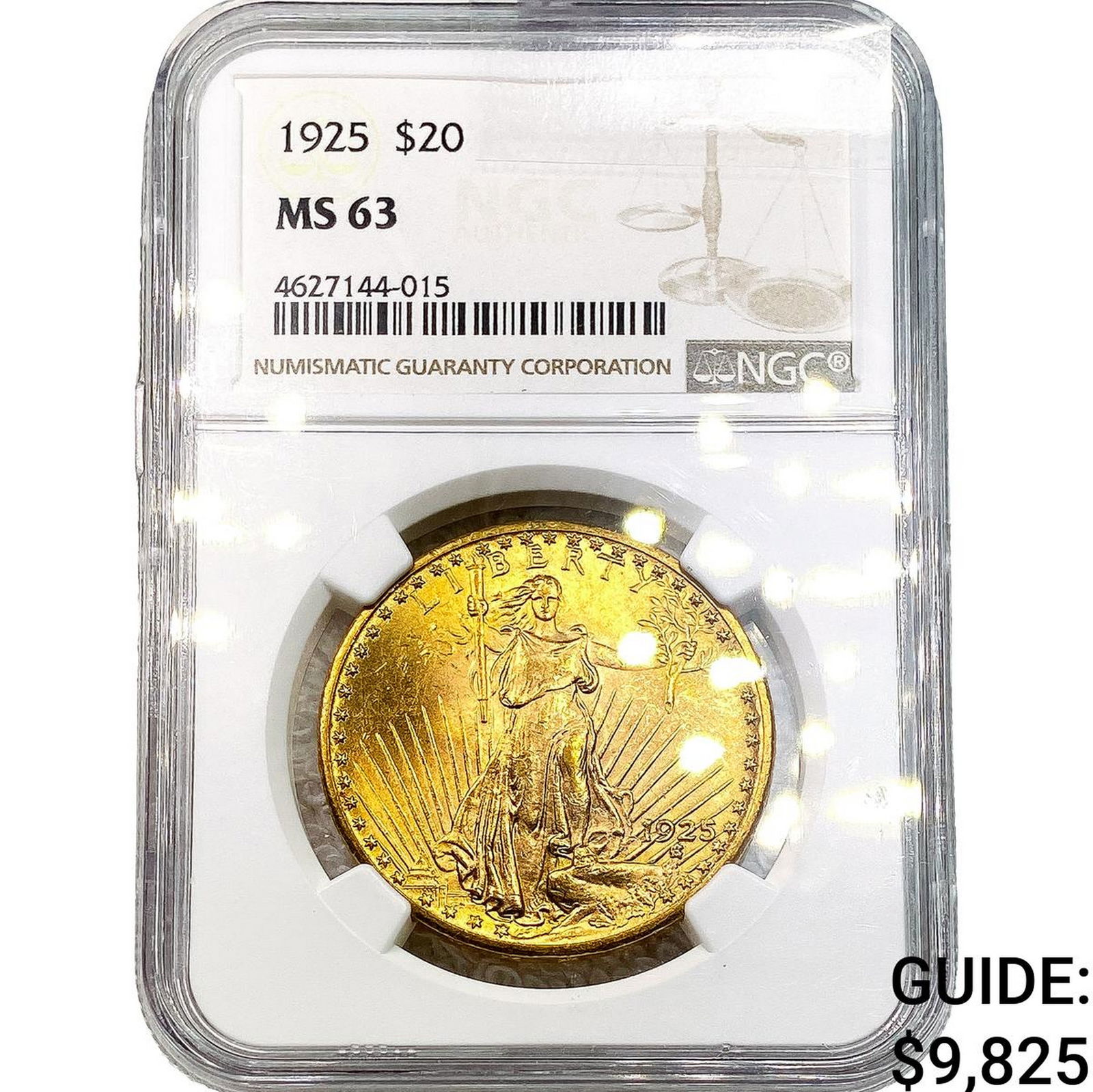 1925 $20 Gold Double Eagle NGC MS63 (1 of 2)