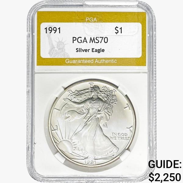 1991 American Silver Eagle PGA MS70 (1 of 2)