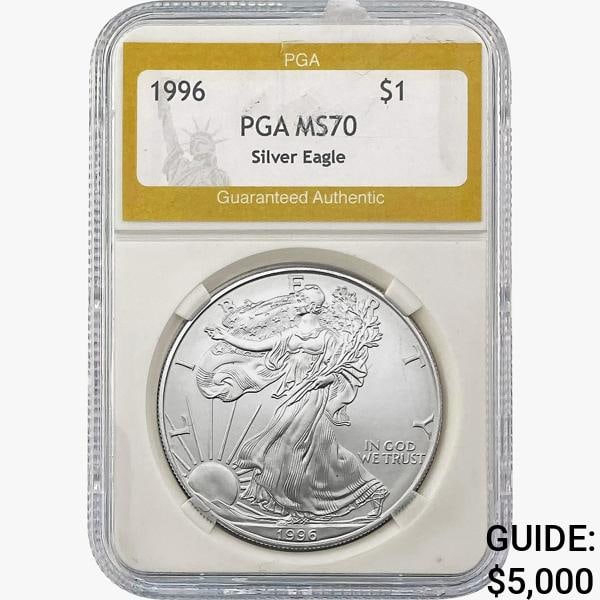 1996 American Silver Eagle PGA MS70 (1 of 2)