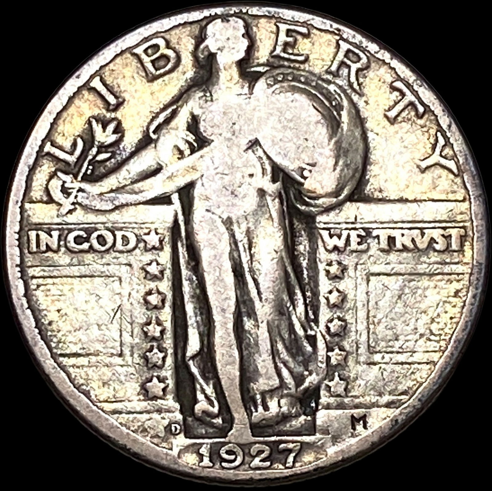 1927-D Silver Standing Liberty Quarter LIGHTLY CIRCULATED (1 of 2)