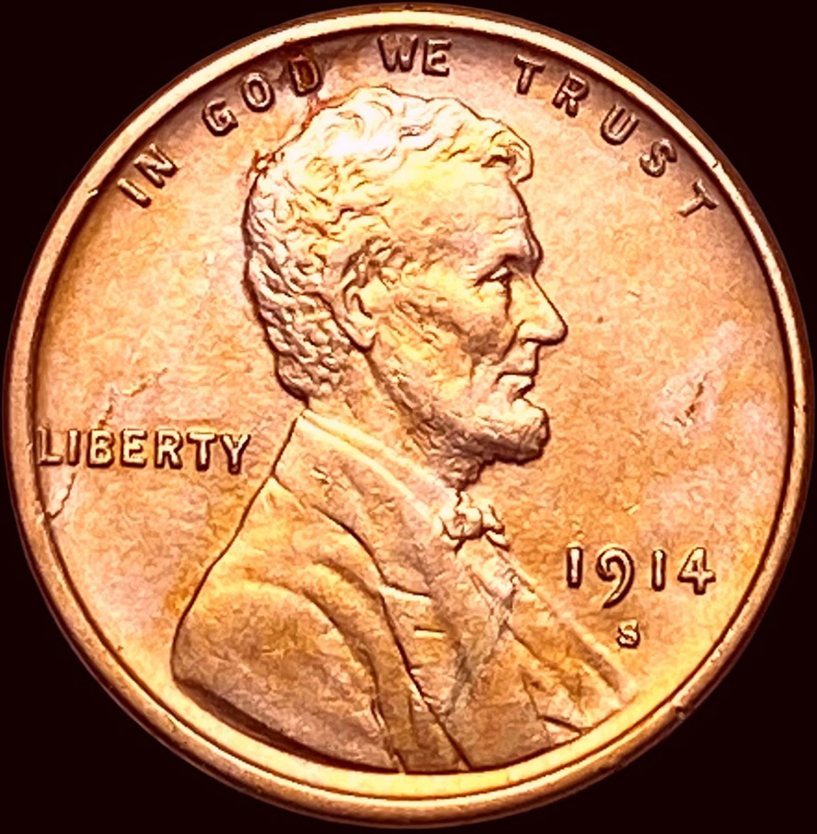1914-S Lincoln Wheat Cent UNCIRCULATED (1 of 2)