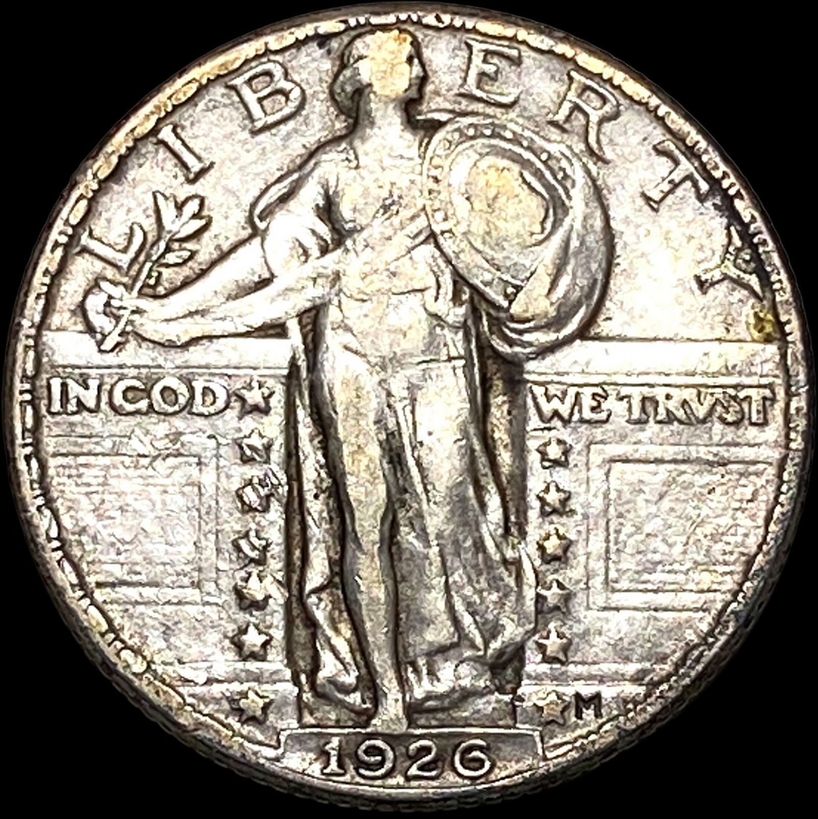 1926 Standing Liberty Silver Quarter NEARLY UNCIRCULATED (1 of 2)