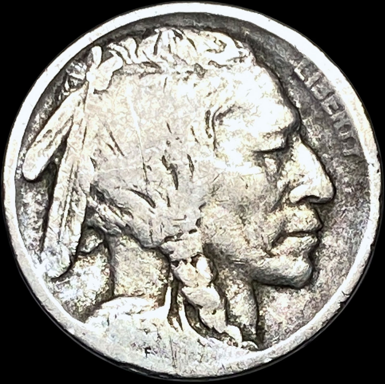 1913-S Buffalo Nickel Type 2 LIGHTLY CIRCULATED (1 of 2)