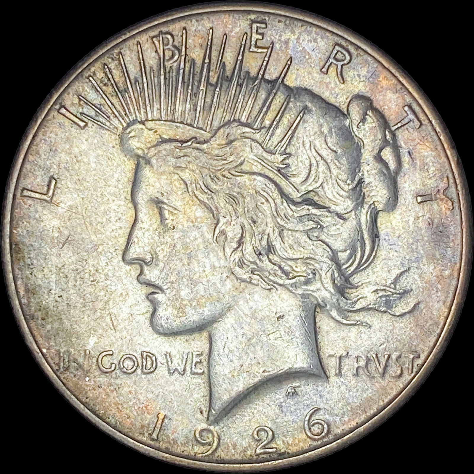 1926-D Silver Peace Dollar NEARLY UNCIRCULATED (1 of 2)