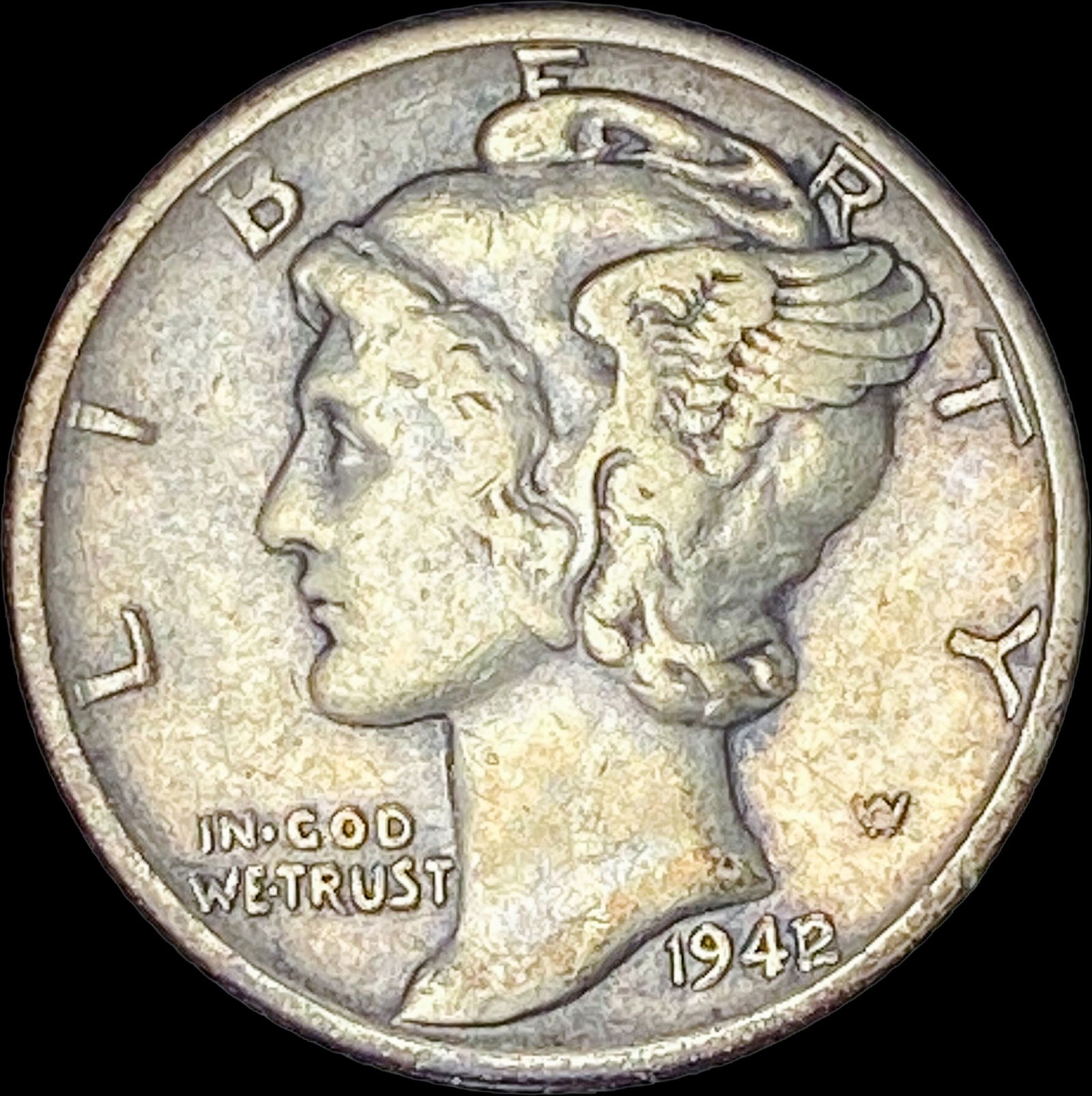 1942/1 Mercury Dime NEARLY UNC (1 of 2)