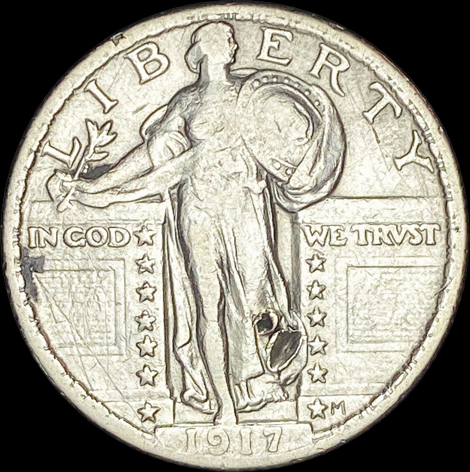 1917 Type 2 Standing Liberty Quarter UNCIRCULATED (1 of 2)