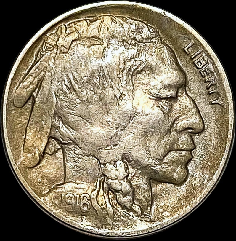 1916-D Buffalo Nickel CLOSELY UNCIRCULATED (1 of 2)
