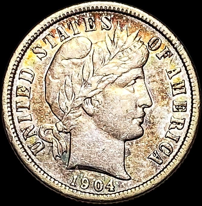 1904 Barber Dime CLOSELY UNCIRCULATED (1 of 2)