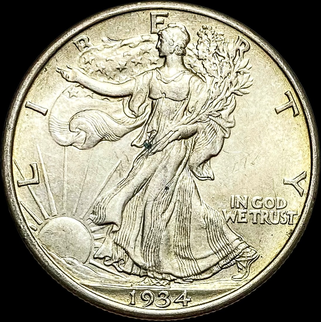 1934 Walking Liberty Half Dollar UNCIRCULATED (1 of 2)