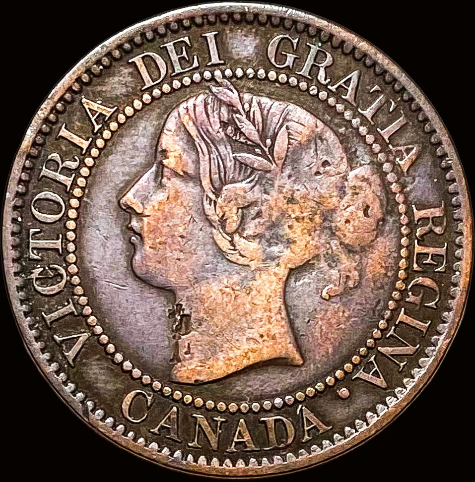 1858 Canada Large Cent LIGHTLY CIRCULATED (1 of 2)