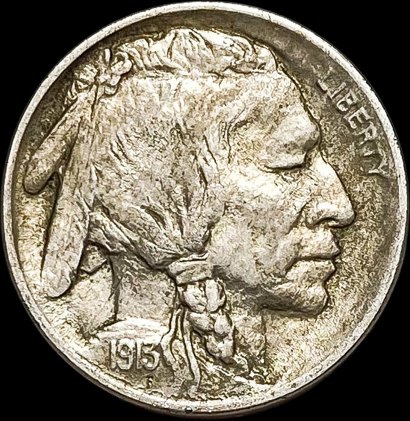 1913 TY1 Buffalo Nickel CHOICE AU (1 of 2)