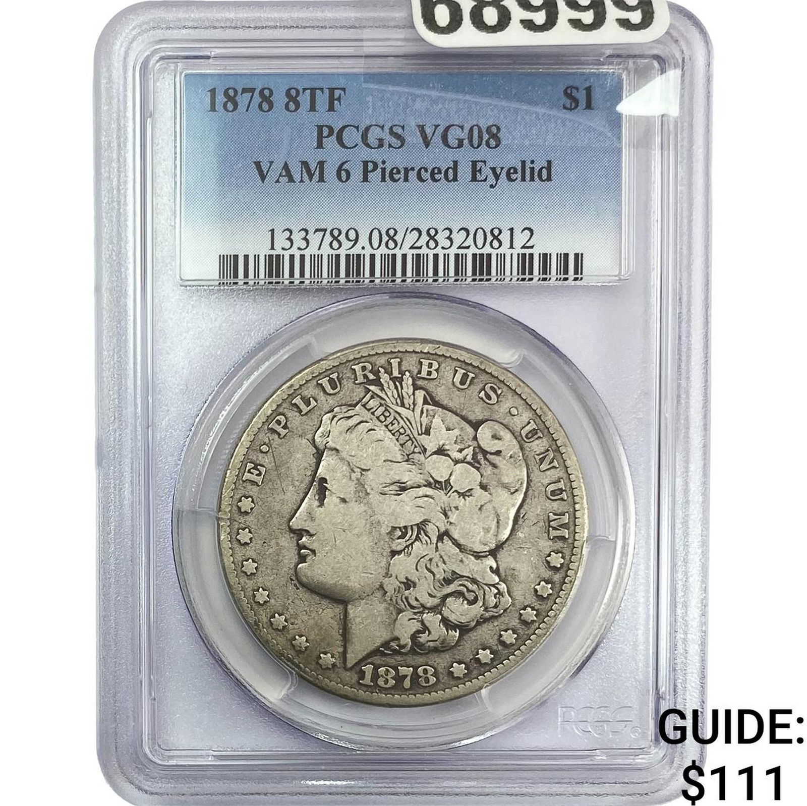 1878 8TF Morgan Silver Dollar PCGS VG08 VAM 6 (1 of 2)
