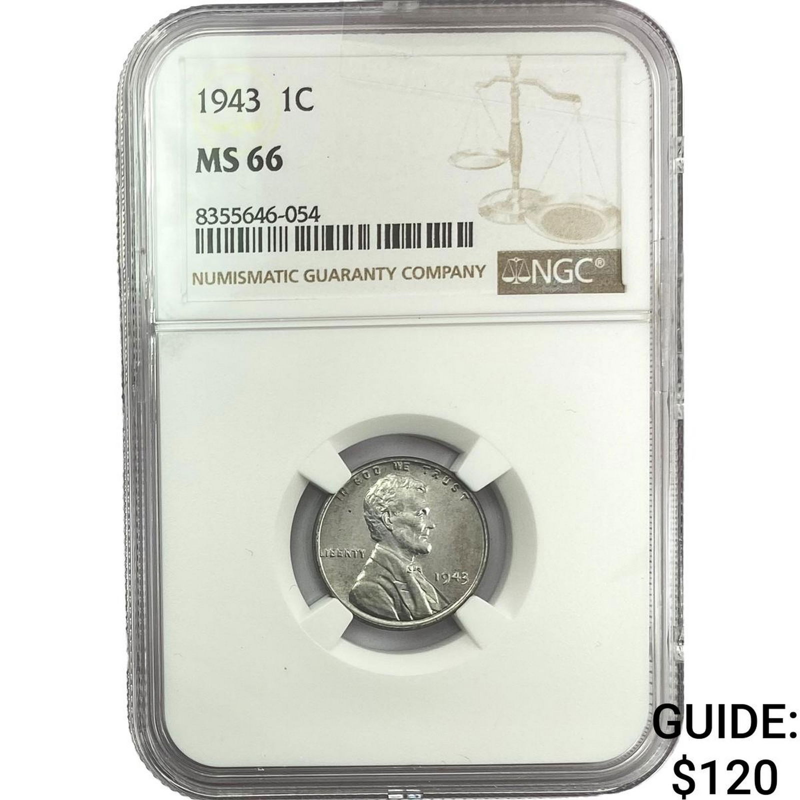 1943 Wheat Cent NGC MS66 (1 of 2)