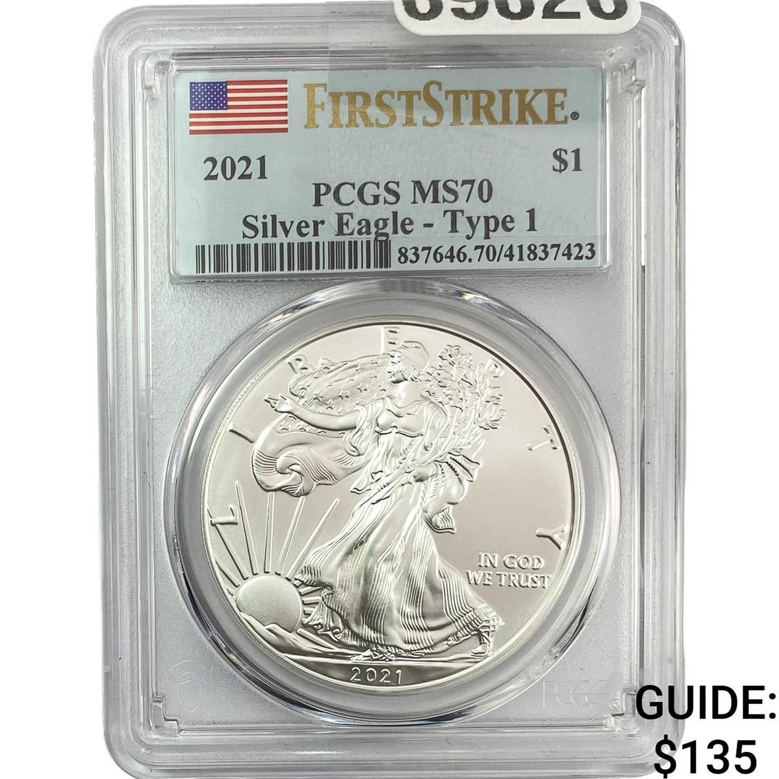 2021 Silver Eagle PCGS MS70 Type 1 (1 of 2)