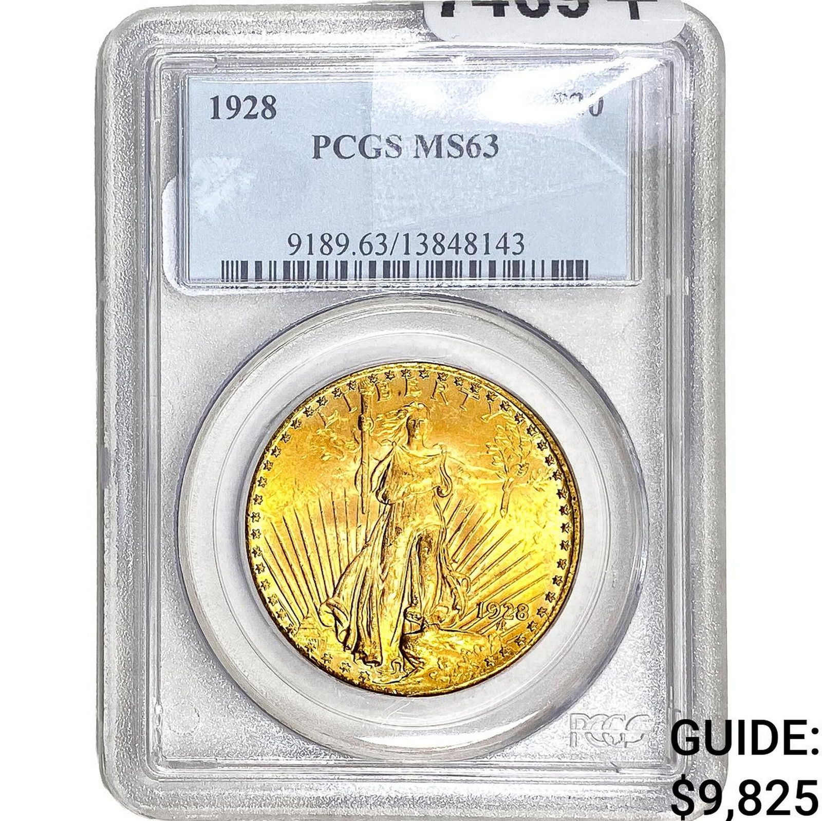 1928 $20 Gold Double Eagle PCGS MS63 (1 of 2)
