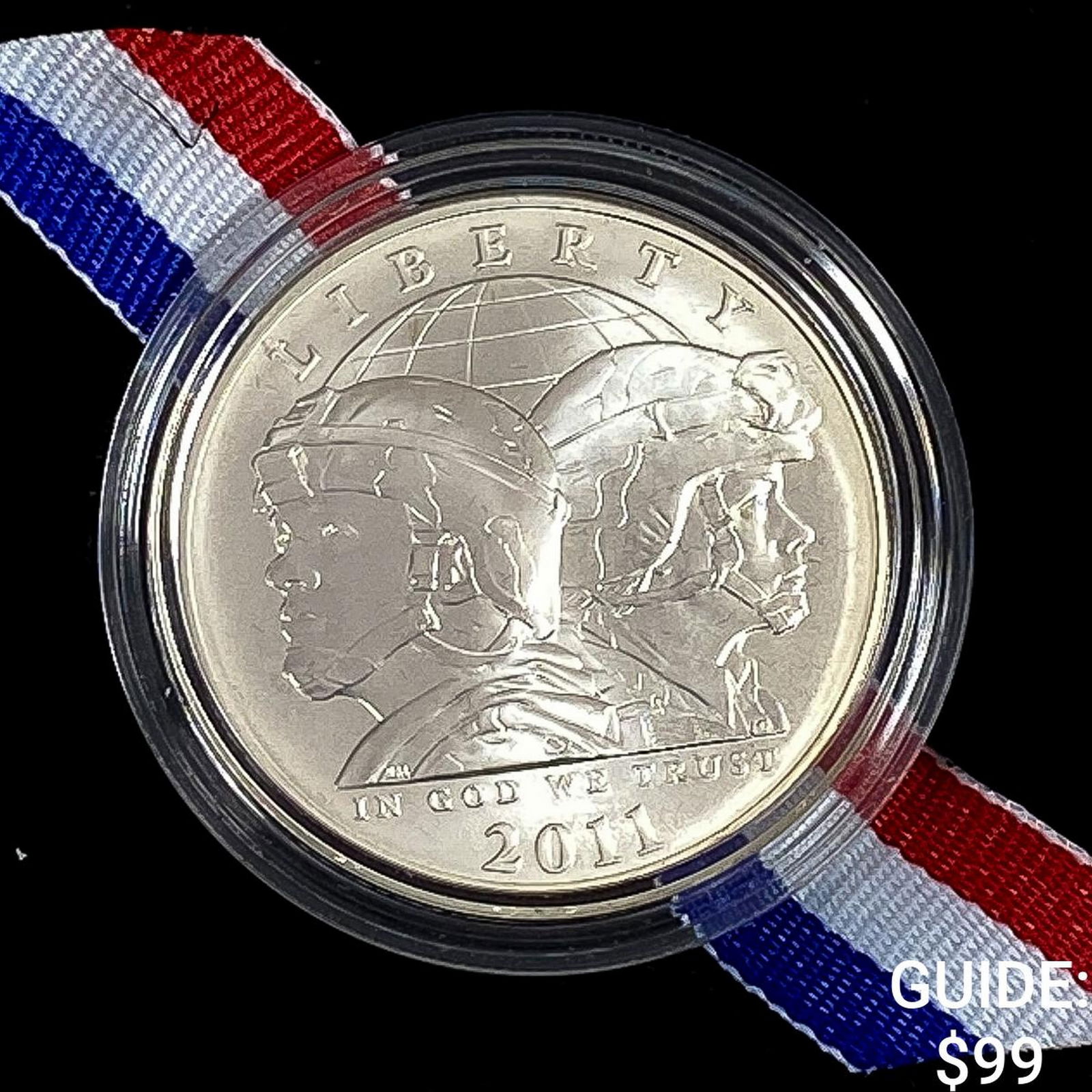2011 US Army Commemorative Silver Dollar (1 of 3)