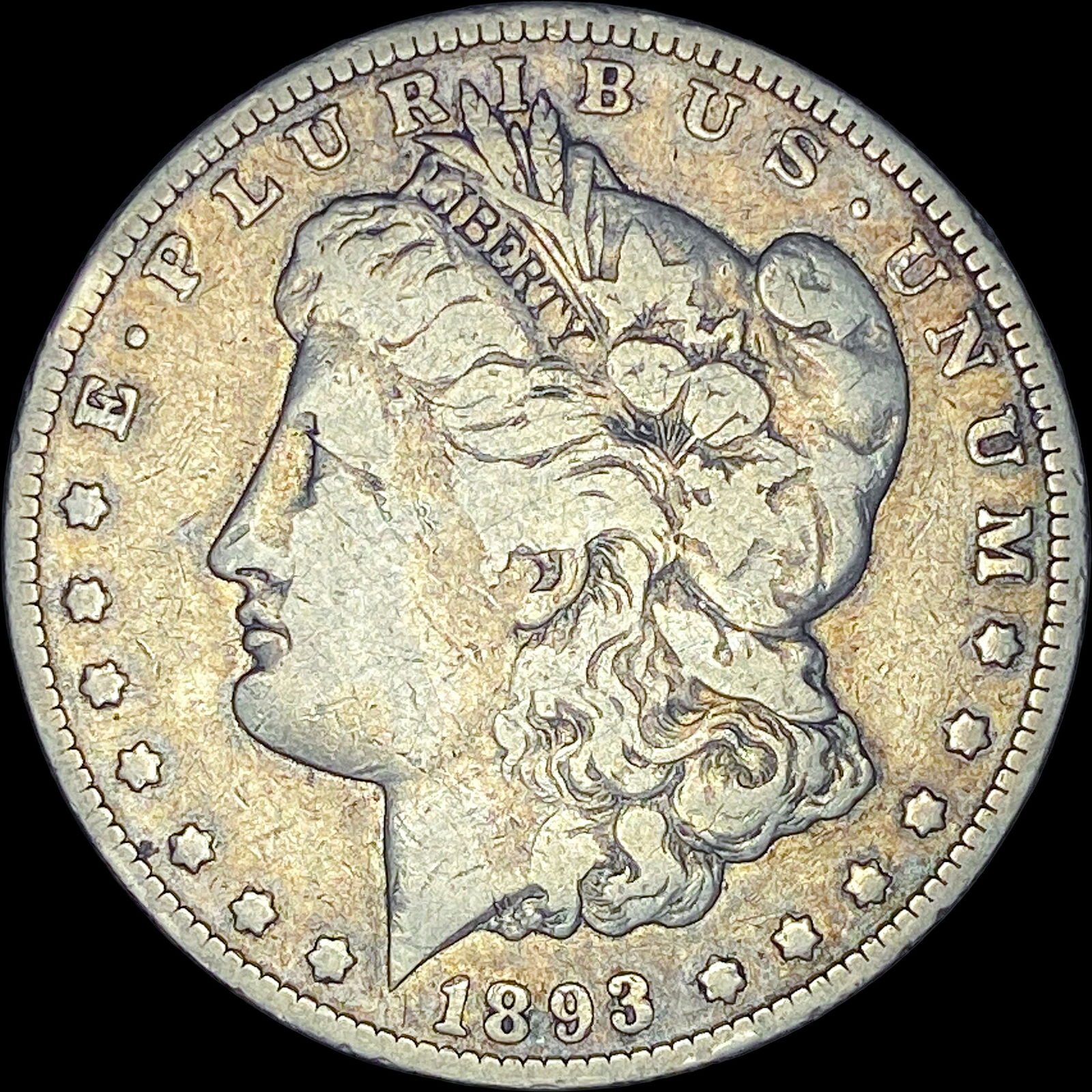 1893-O Silver Morgan Dollar NICELY CIRCULATED (1 of 2)