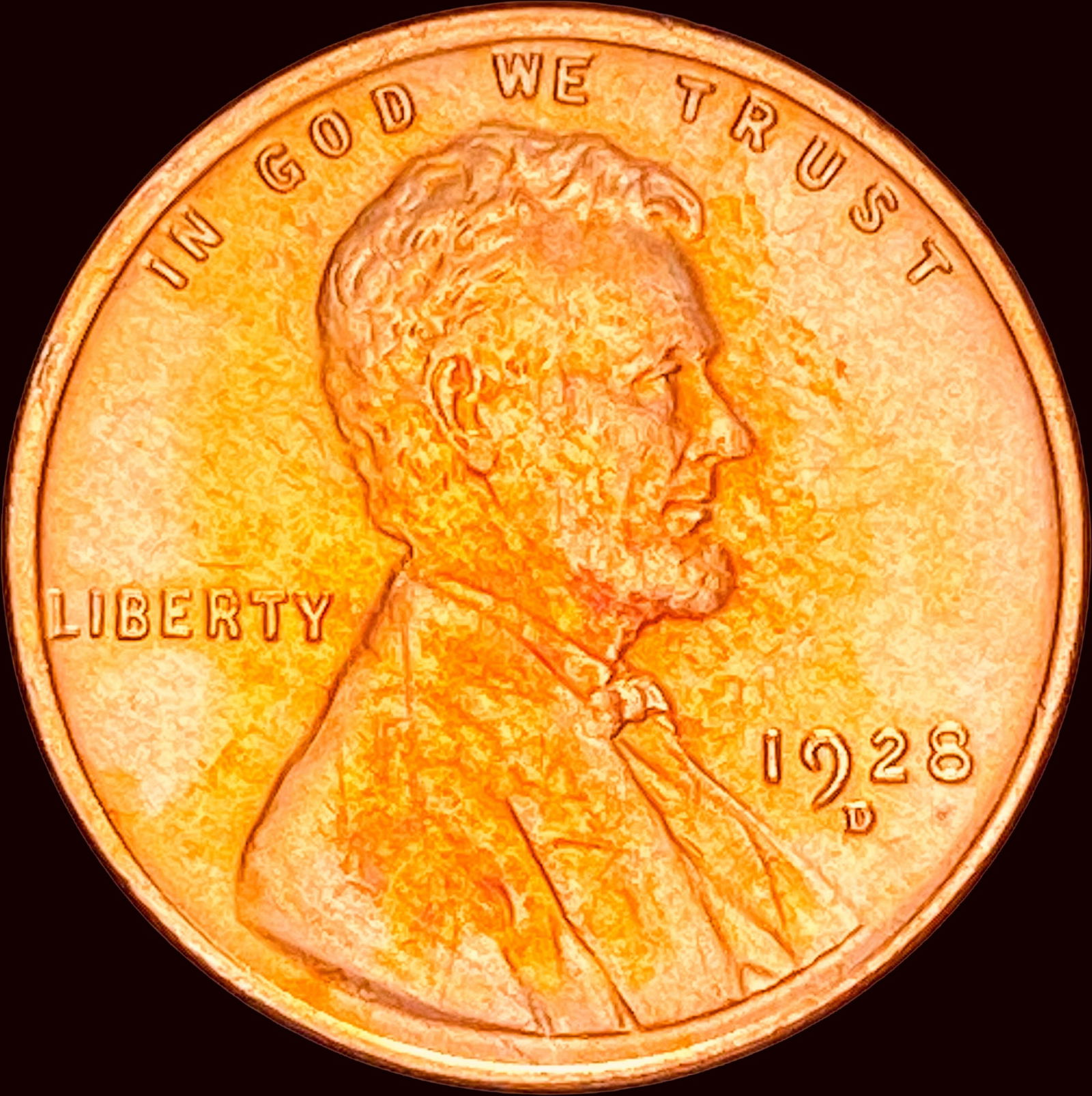 1928-D Lincoln Wheat Cent UNCIRCULATED (1 of 2)