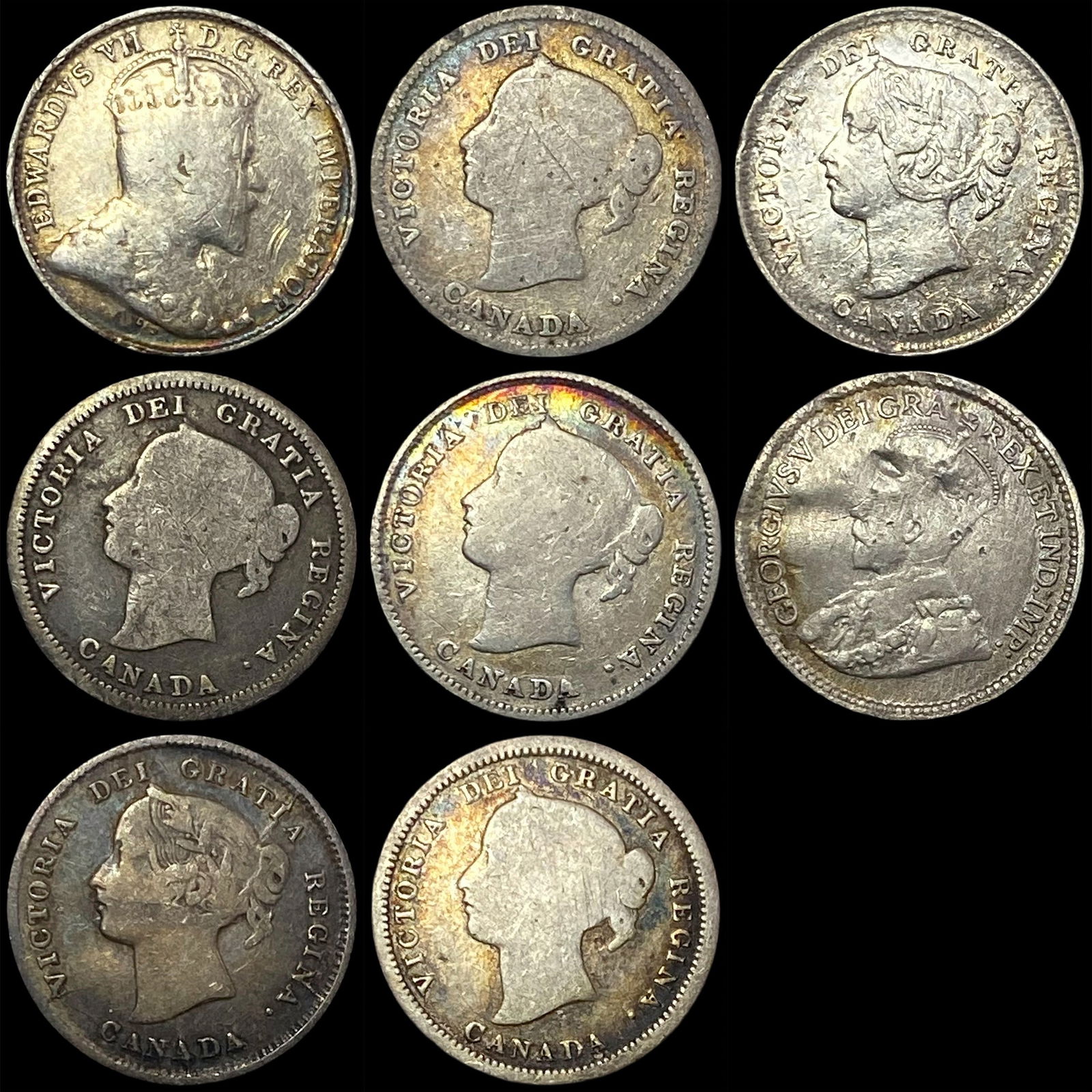 [8Coins] 1858-1915 5C Canada HIGH GRADE (1 of 2)