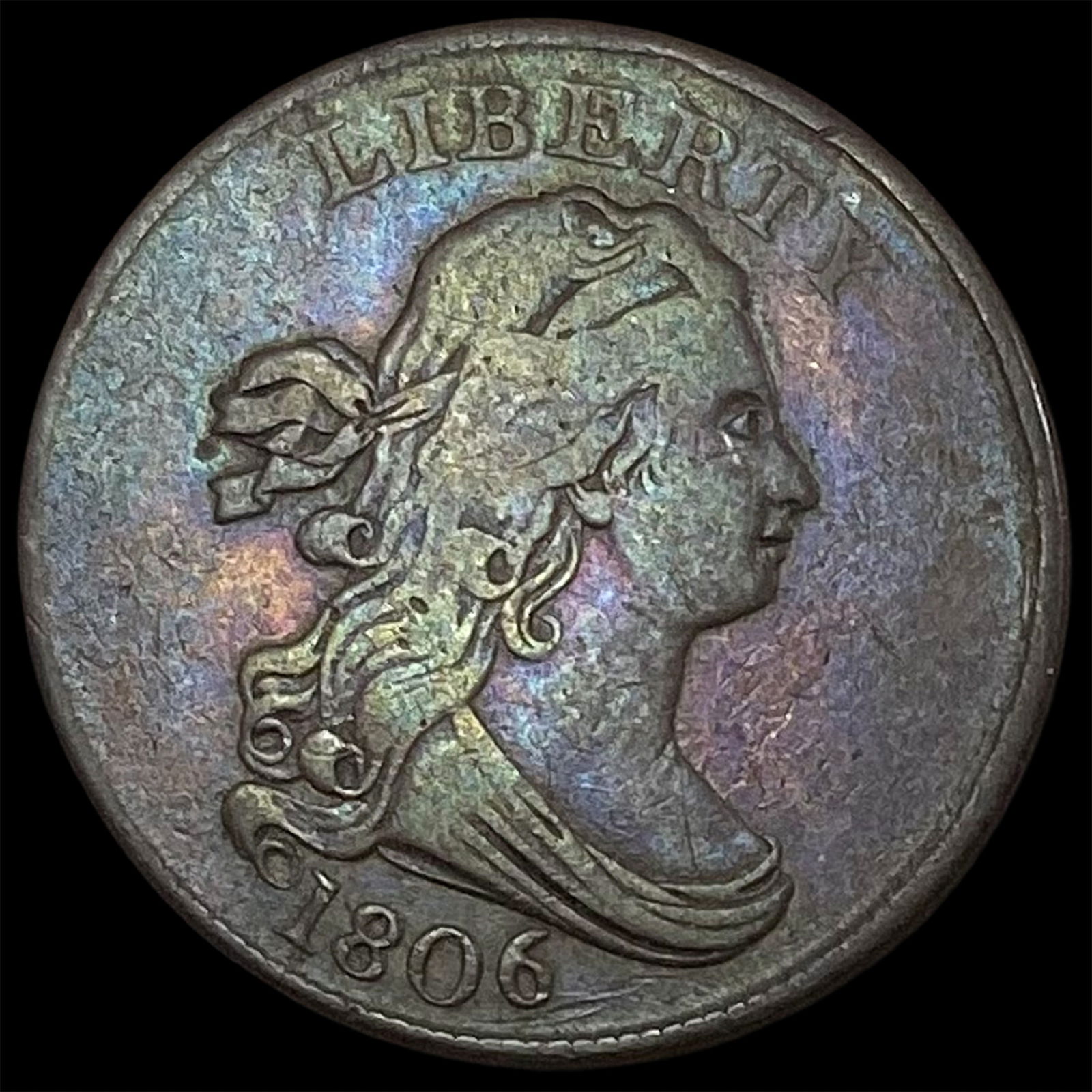 1806 Draped Bust Half Cent LIGHTLY CIRCULATED (1 of 2)