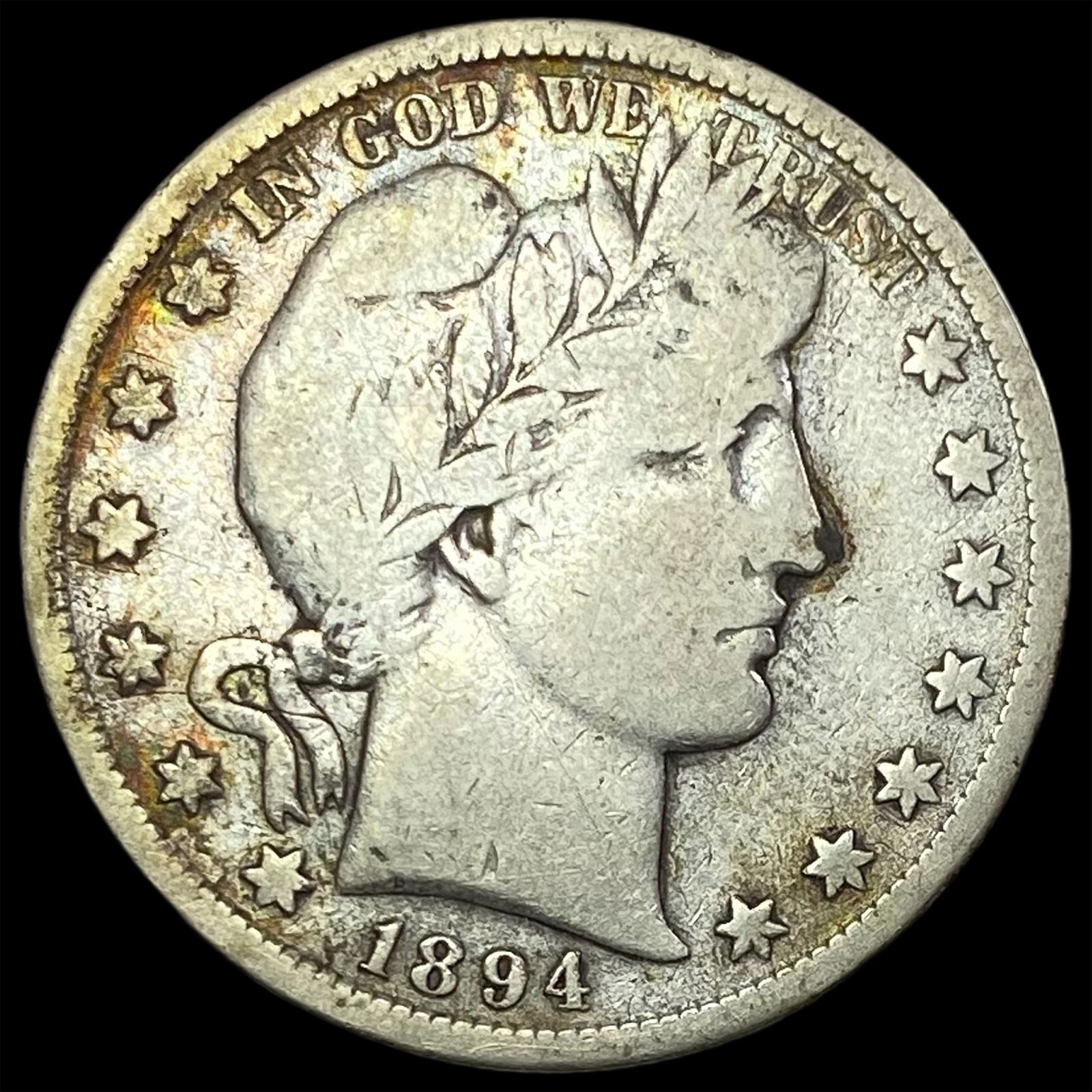 1894-S Barber Half Dollar NICELY CIRCULATED (1 of 2)