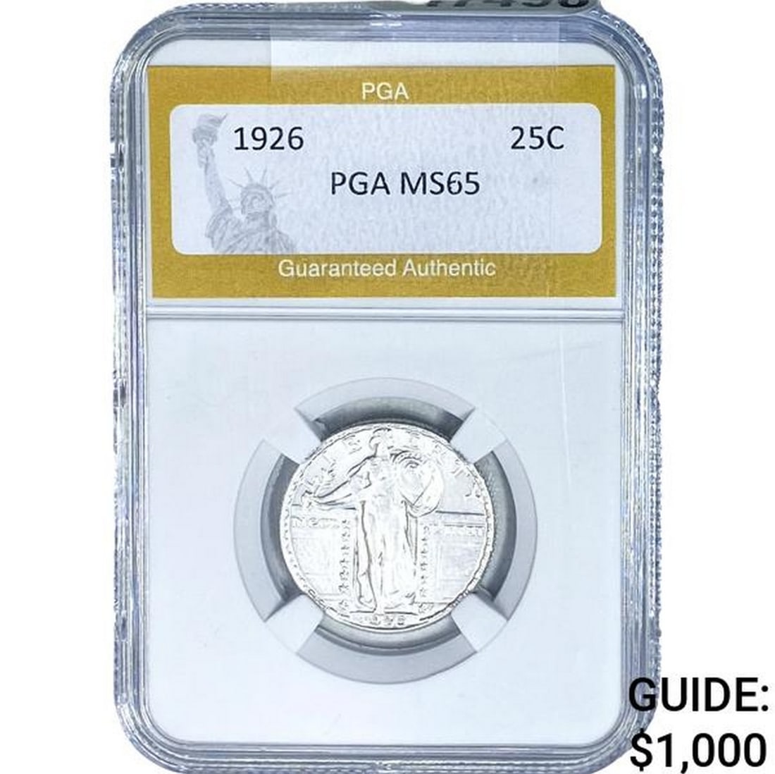 1926 Standing Liberty Quarter PGA MS65 (1 of 2)