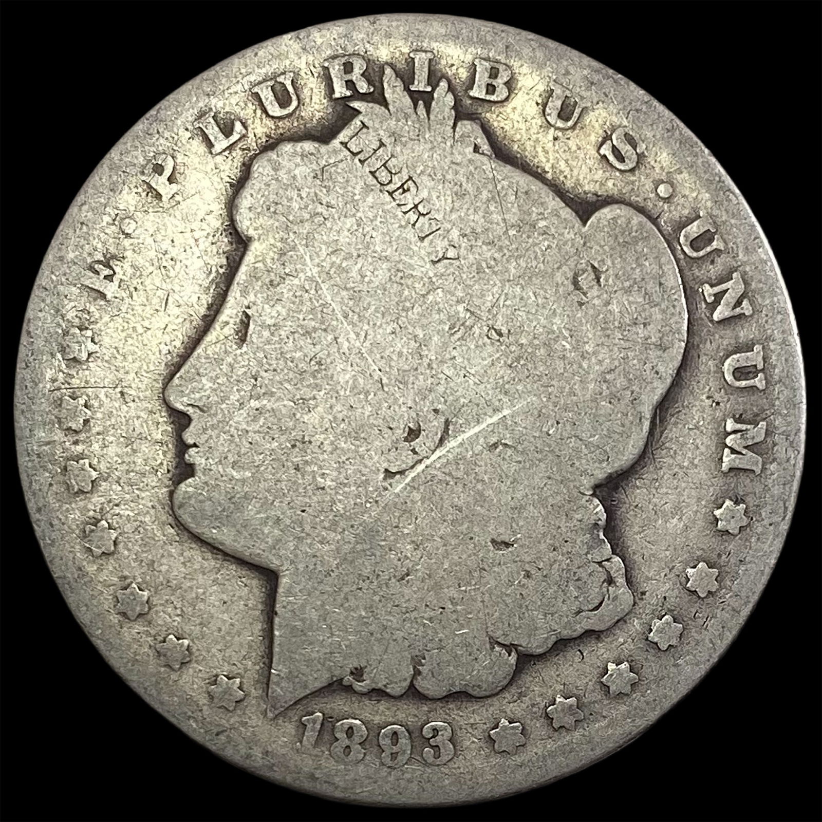 1893 Silver Morgan Dollar NICELY CIRCULATED (1 of 2)