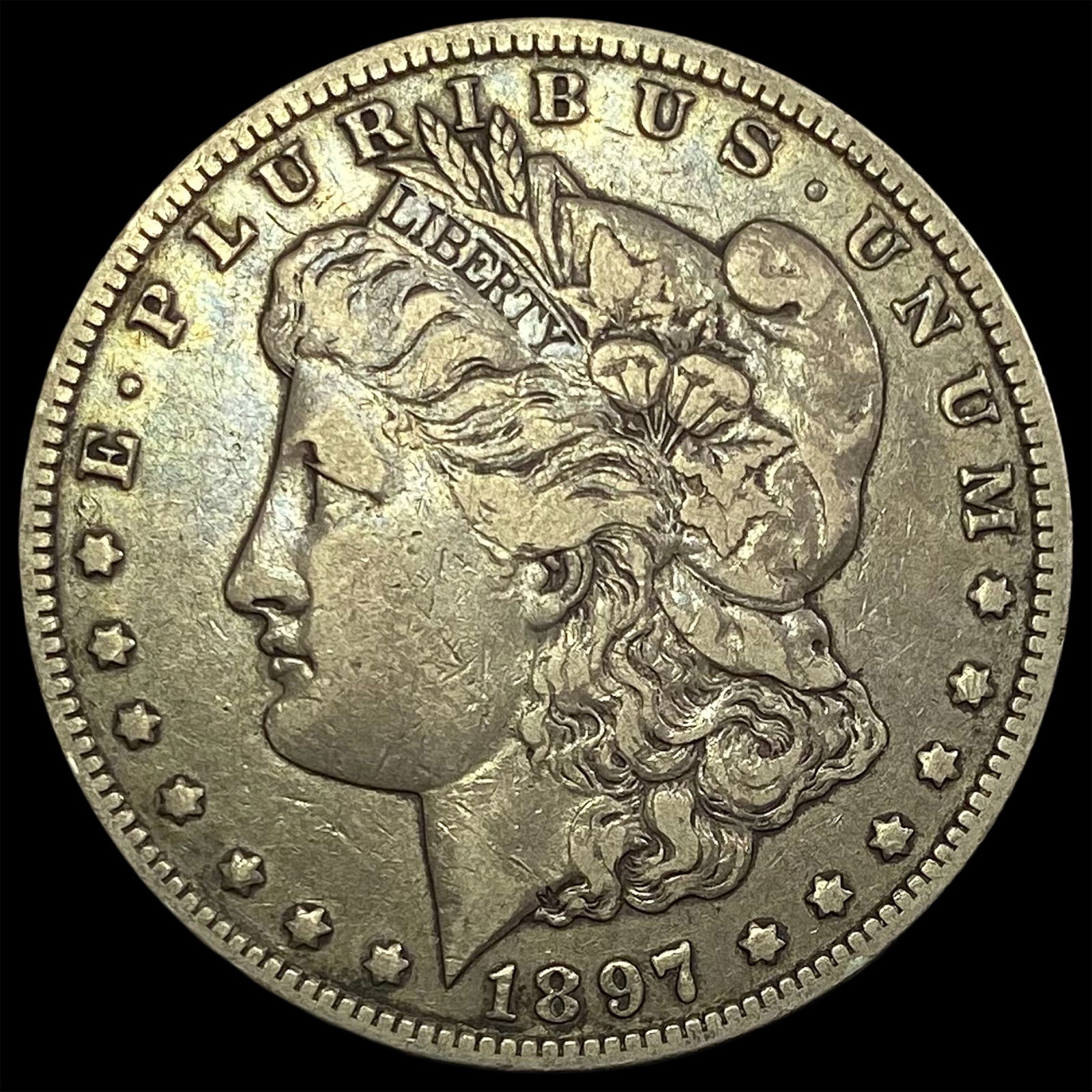 1897-O Silver Morgan Dollar NEARLY UNCIRCULATED (1 of 2)