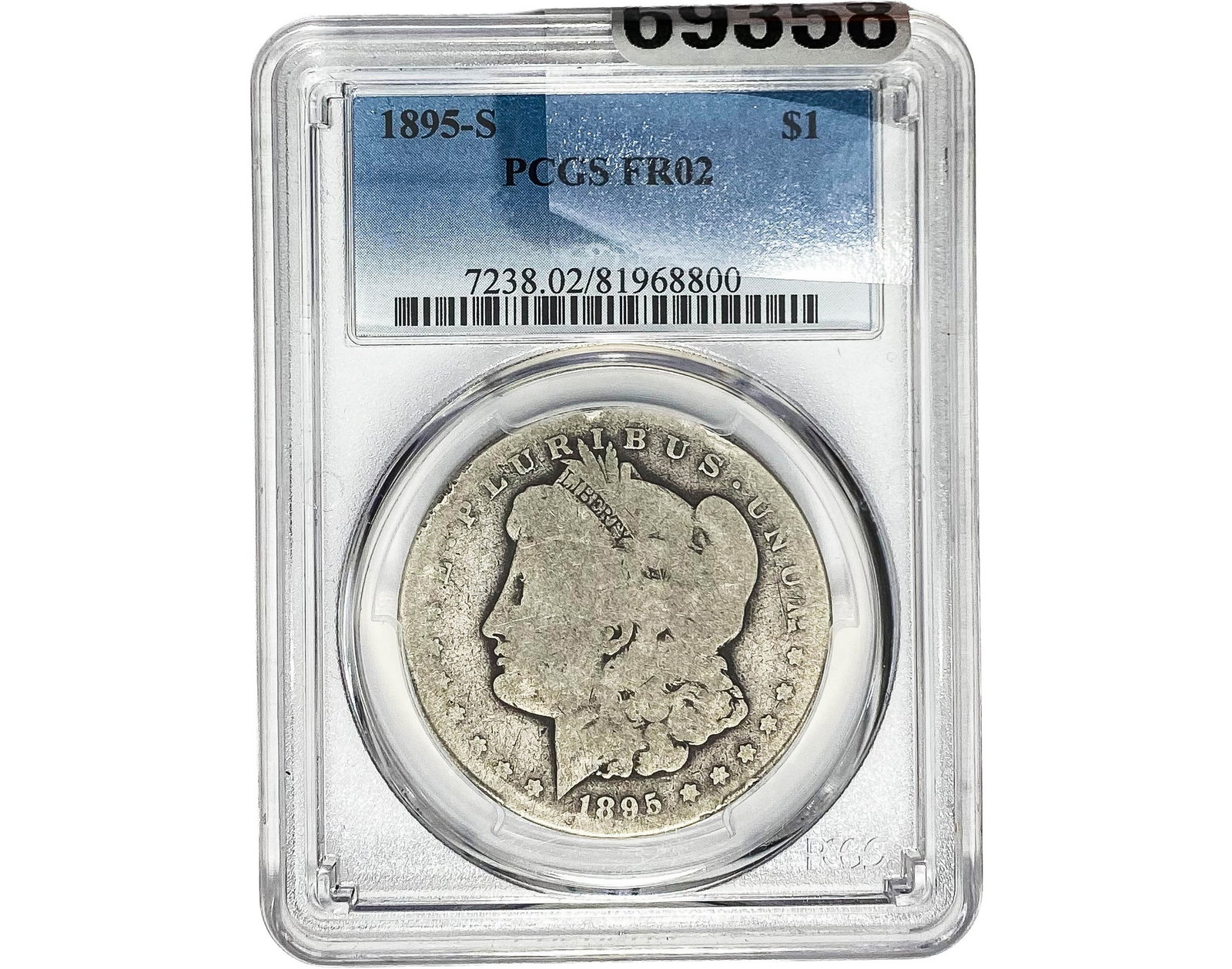1895-S Morgan Silver Dollar PCGS FR02: 1895-S Morgan Silver Dollar PCGS FR02