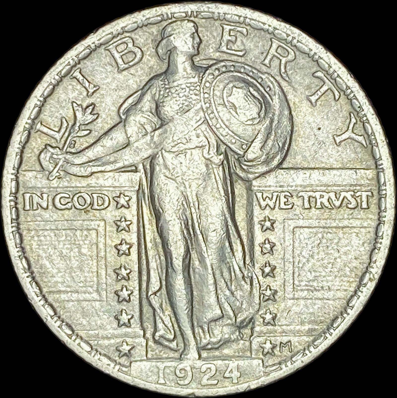 1924 Standing Liberty Quarter CLOSELY UNCIRCULATED (1 of 2)
