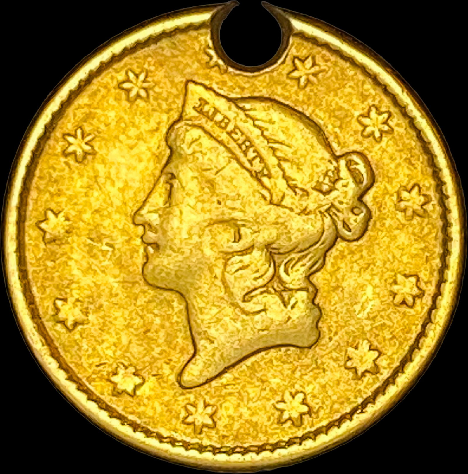 1850 Gold $1 Liberty Type 1 HIGH GRADE (1 of 2)