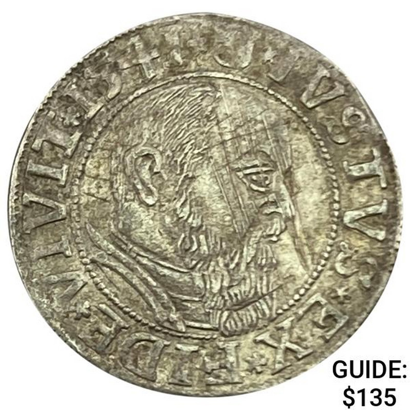 1529-1558 Prussia Silver Groschen Albert I CLOSELY UNCIRCULATED: 1529-1558 Prussia Silver Groschen Albert I CLOSELY UNCIRCULATED