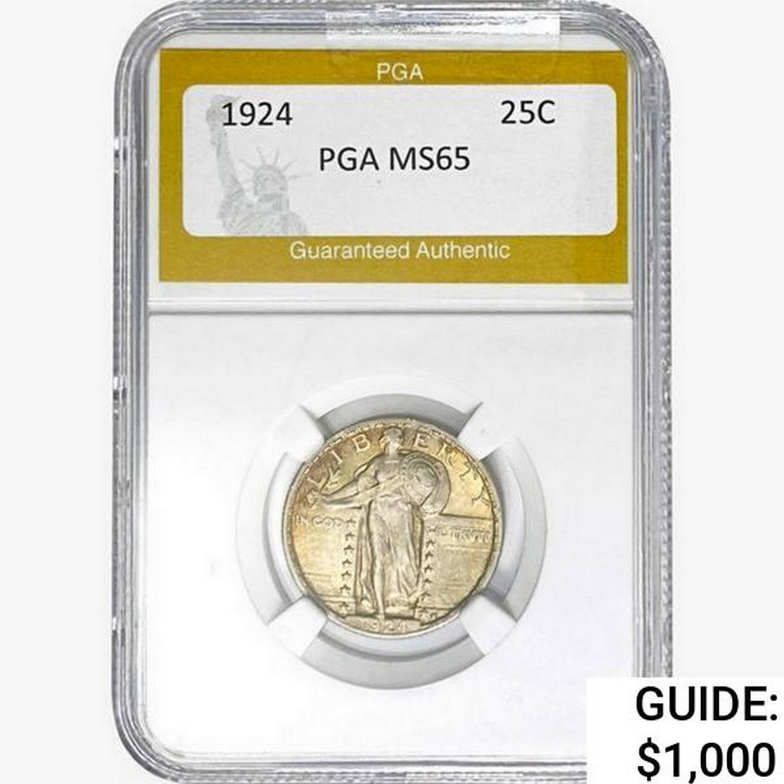 1924 Standing Liberty Quarter PGA MS65 (1 of 2)