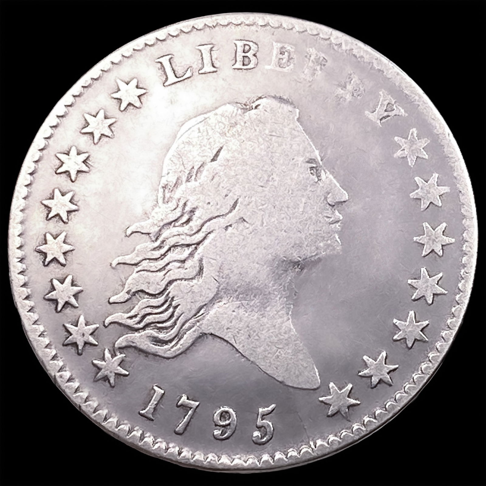 1795 Flowing Hair Half Dollar LIGHTLY CIRCULATED (1 of 2)