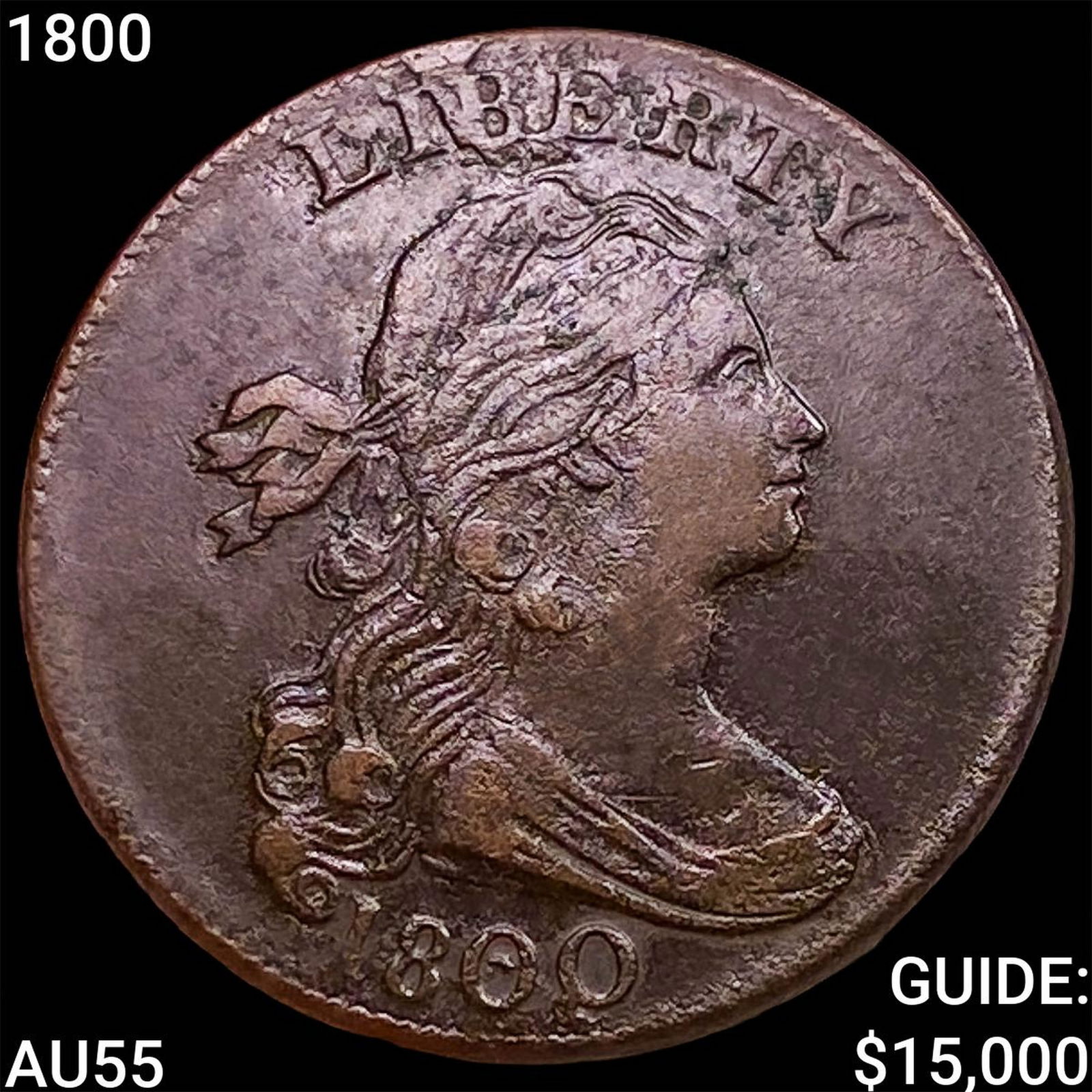 1800/1799 Draped Bust Large Cent HIGH GRADE (1 of 2)