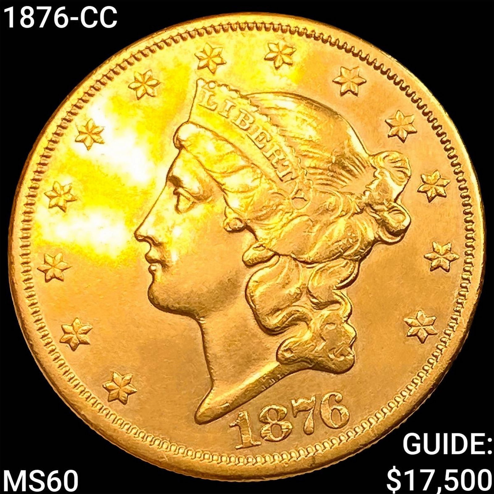 1876-CC $20 Gold Double Eagle UNCIRCULATED (1 of 2)
