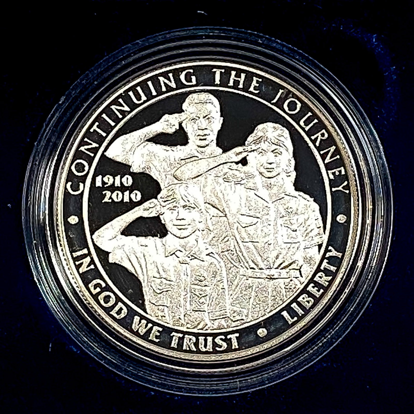2010 Boy Scouts of America Silver Dollar: 2010 Boy Scouts of America Silver Dollar