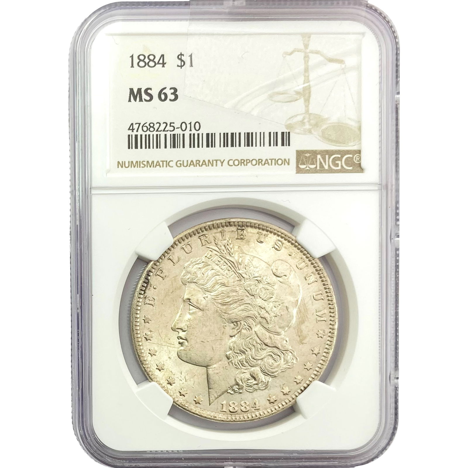 1884 Morgan Silver Dollar NGC MS63 (1 of 2)