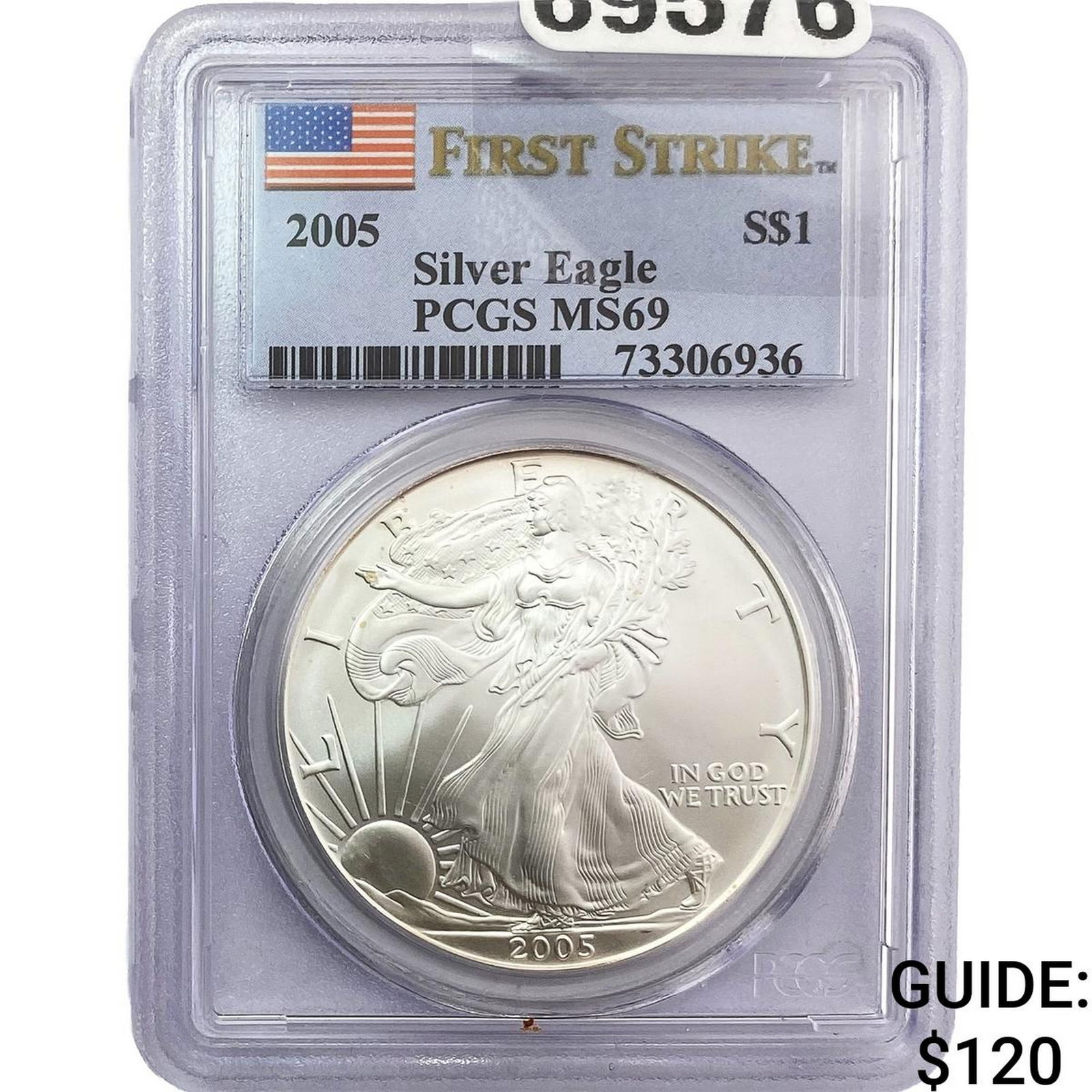 2005 Silver Eagle PCGS MS69 (1 of 2)
