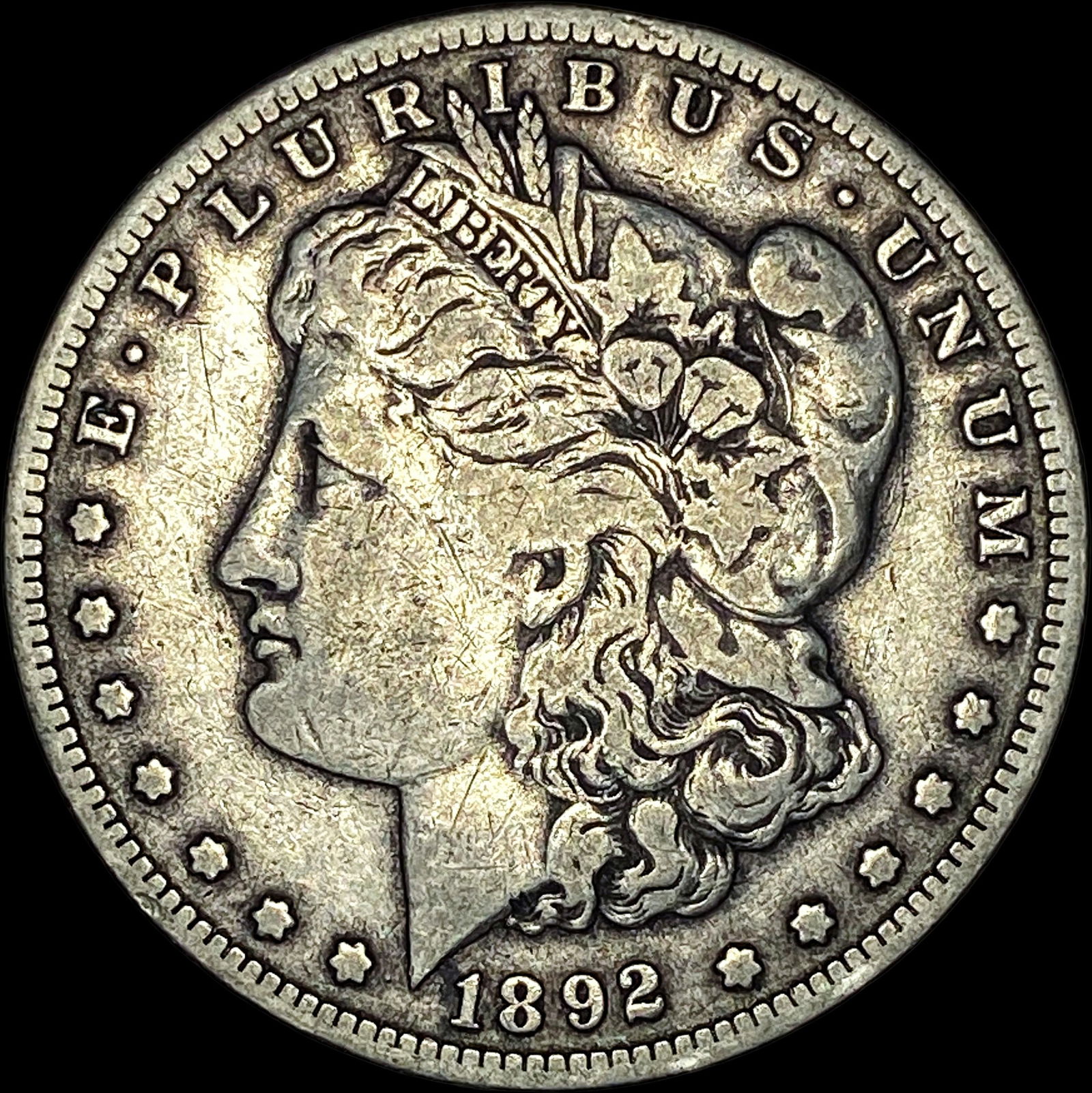 1892-S Silver Morgan Dollar NICELY CIRCULATED (1 of 2)