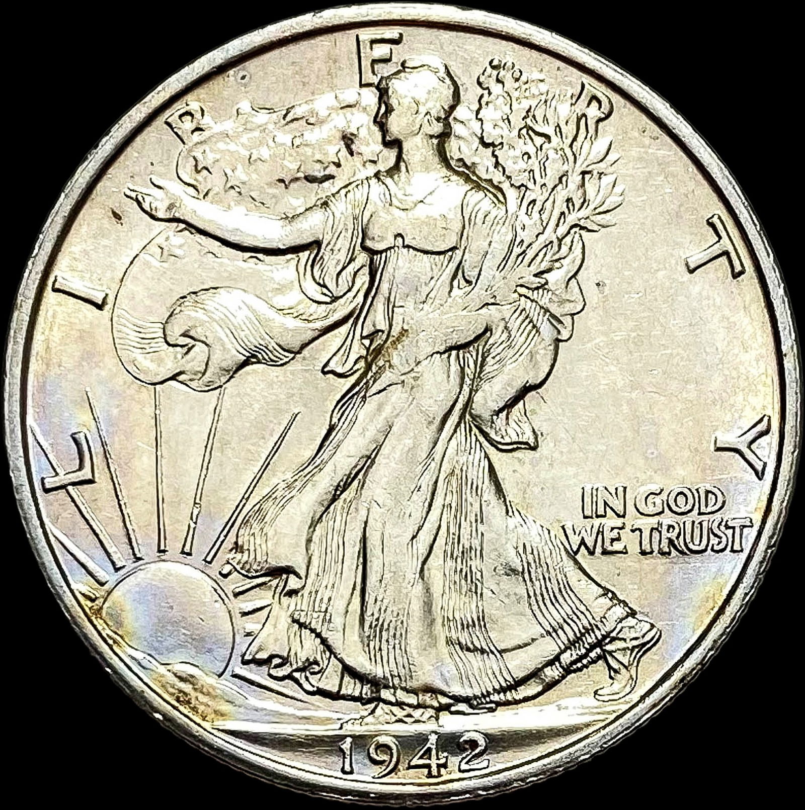1942-S Walking Liberty Half Dollar UNCIRCULATED (1 of 2)