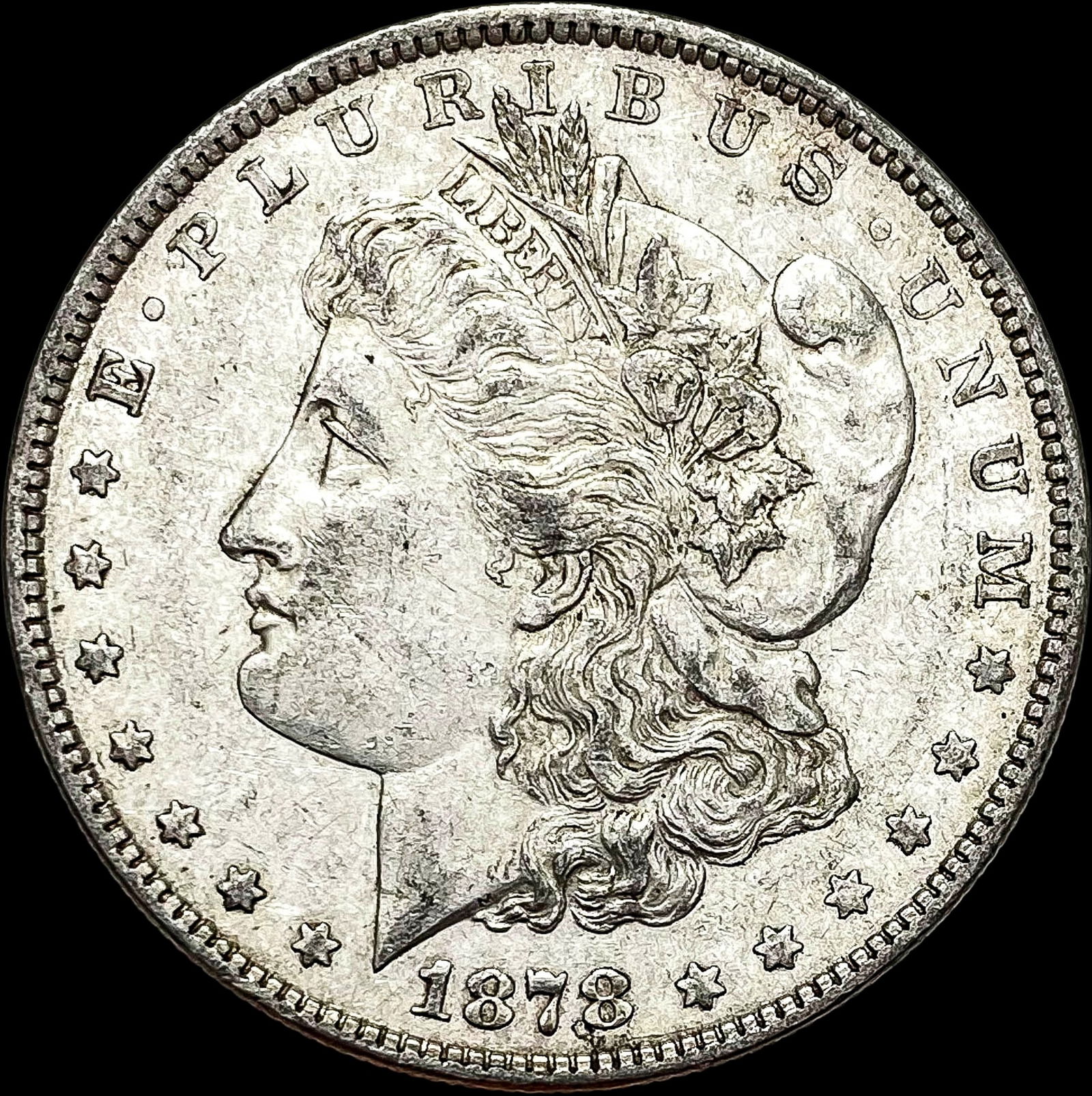 1878 Silver Morgan Dollar CLOSELY UNCIRCULATED (1 of 2)