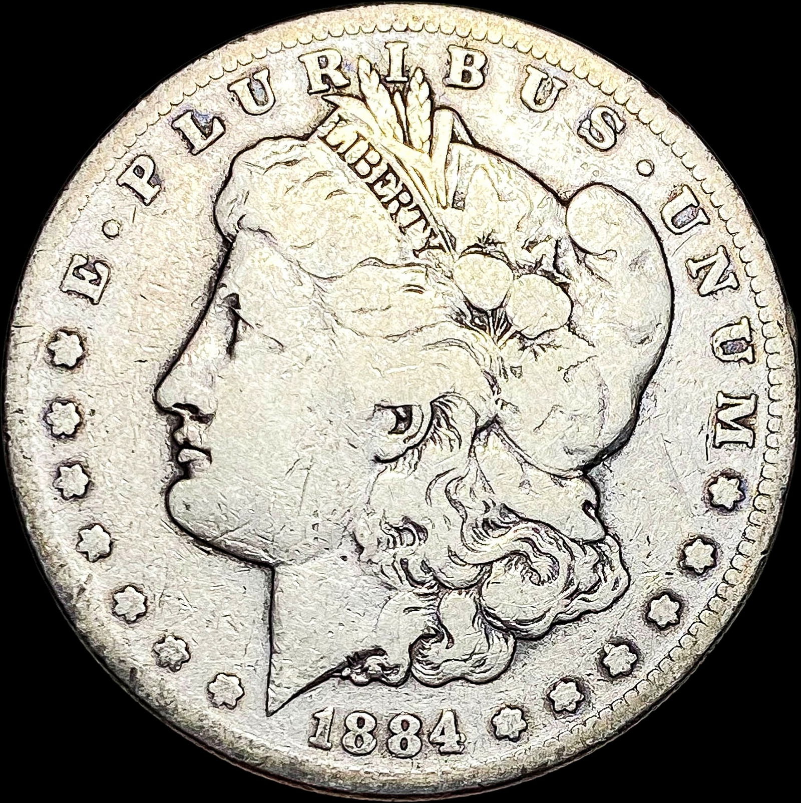1884-S Morgan Silver Dollar NICELY CIRCULATED (1 of 2)