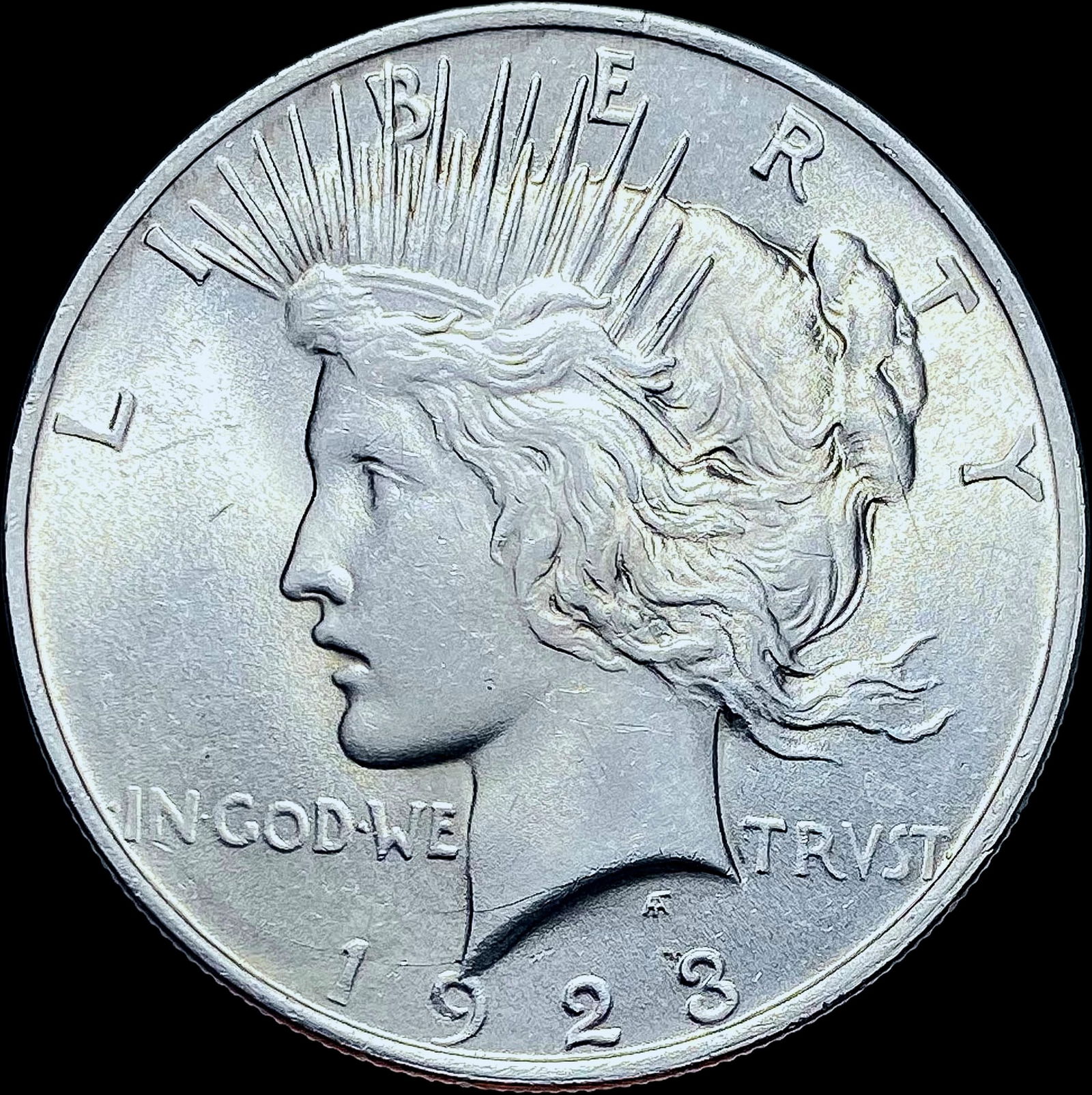 1923 Silver Peace Dollar CHOICE BU (1 of 2)