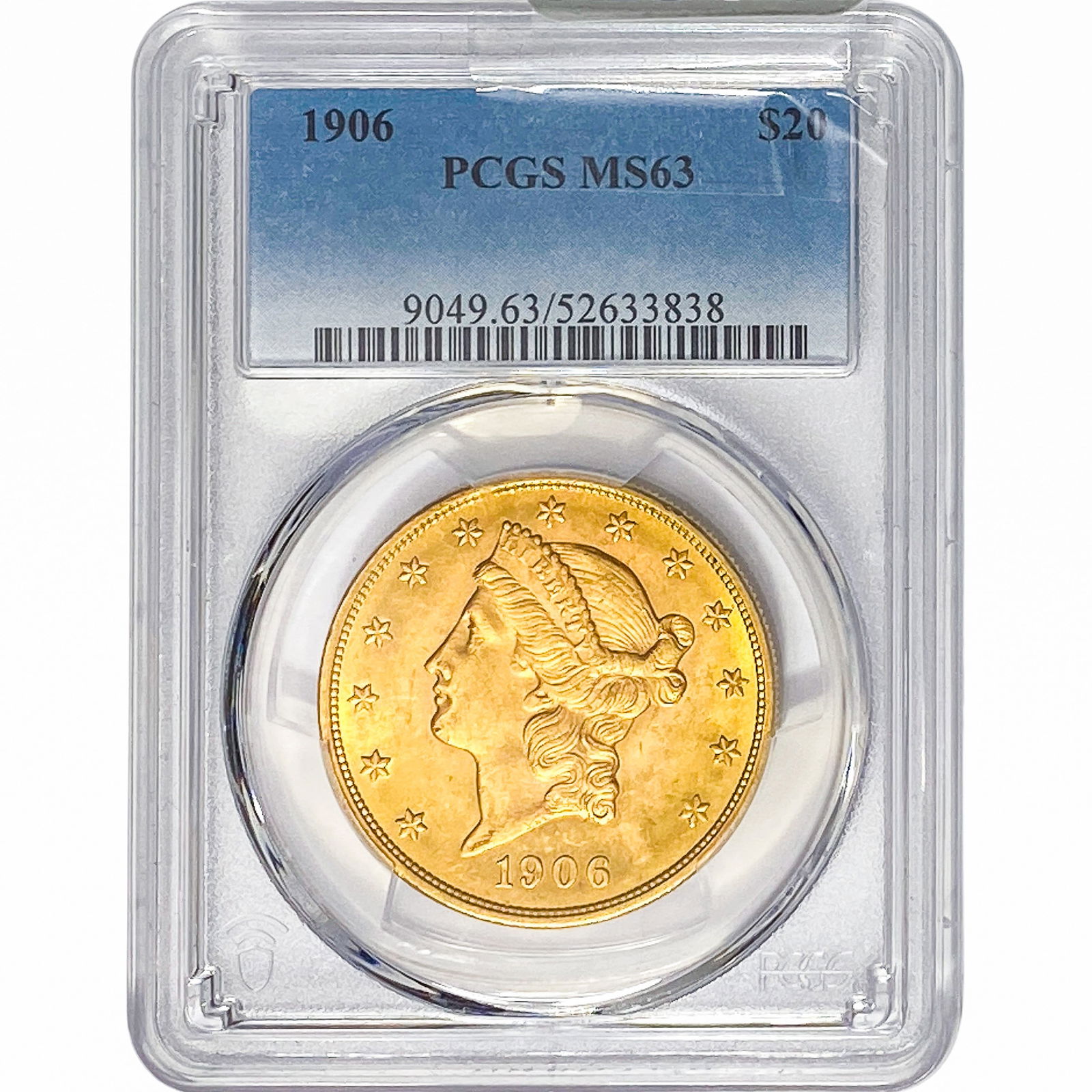 1906 $20 Gold Double Eagle PCGS MS63 (1 of 2)